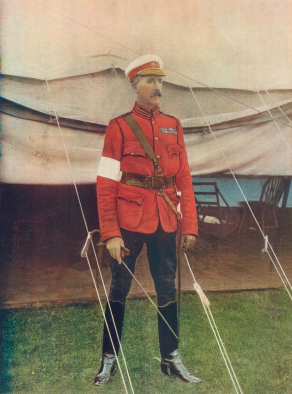 Generalløytnant Sir William Gatacre, kommanderende 3. divisjon, South African Field Force. I generaloffisers felttjenesteuniform av English Photographer