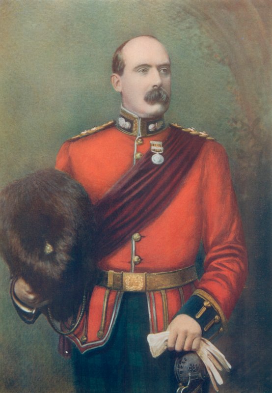 Oberstløytnant A. W. Thorneycroft. Kommanderer Thorneycrofts monterte infanteri av English Photographer