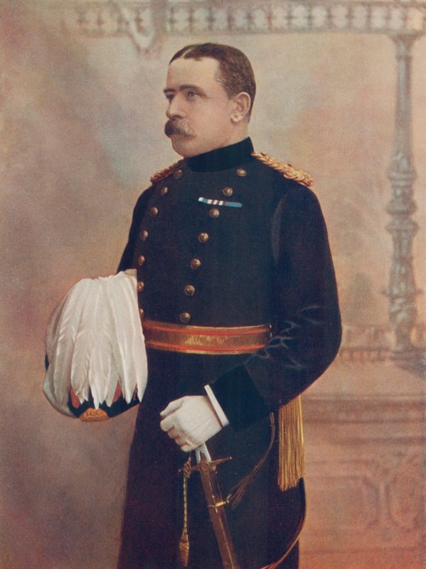 Generalløytnant J. D. P. French, kommanderende kavaleridivisjon, den sørafrikanske feltstyrken av English Photographer