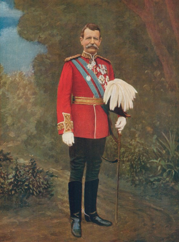 Generalløytnant Sir Charles Warren, kommanderende 5. divisjon, South African Field Force av English Photographer