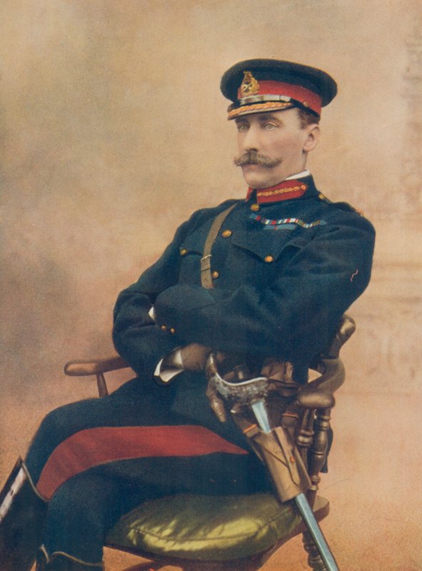 Generalløytnant Sir H. C. Chermside. Kommanderende fjortende brigade i Sør-Afrika av English Photographer