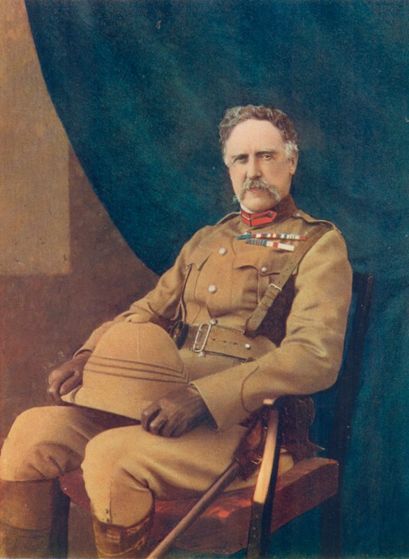 Generalløytnant Hon. N.G. Lyttelton. Kommanderende fjerde brigade i Sør-Afrika av English Photographer