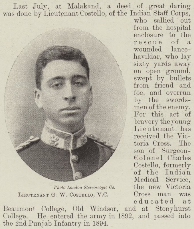 Løytnant G W Costello, VC av English Photographer