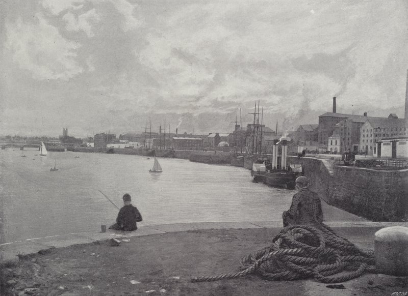 Limerick, brygger og katedral av English Photographer