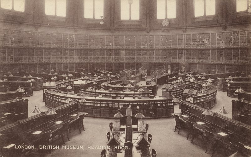 London, British Museum, lesesal av English Photographer