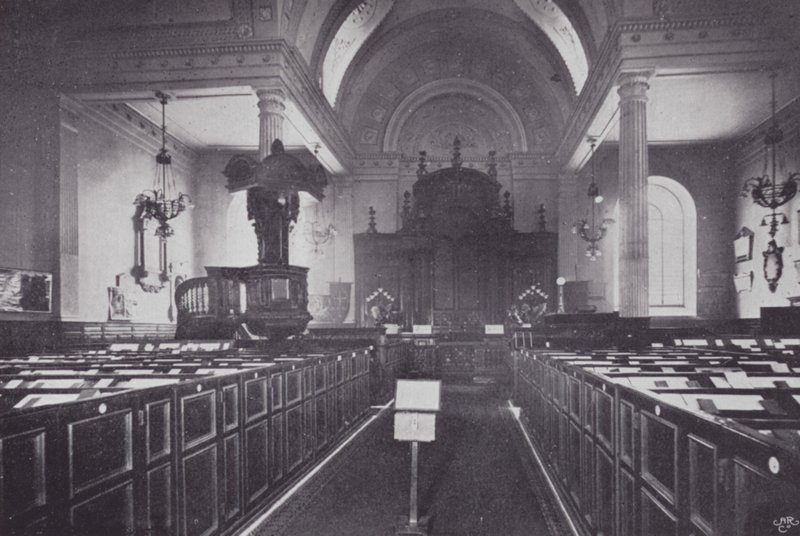 London City Churches: St Mary-at-Hill (s/hvitt-bilde) av English Photographer