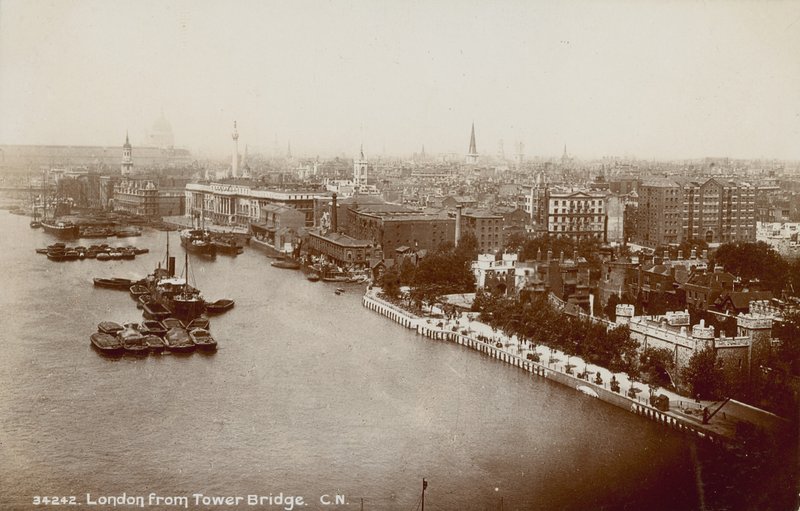 London fra London Bridge av English Photographer