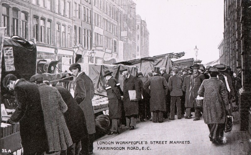 London arbeidere gatemarkeder av English Photographer