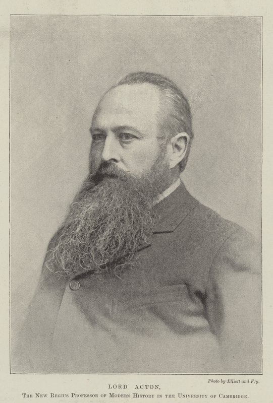 Lord Acton, den nye Regius-professoren i moderne historie ved University of Cambridge av English Photographer