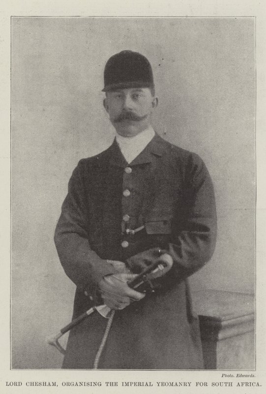 Lord Chesham, organisering av Imperial Yeomanry for Sør-Afrika av English Photographer
