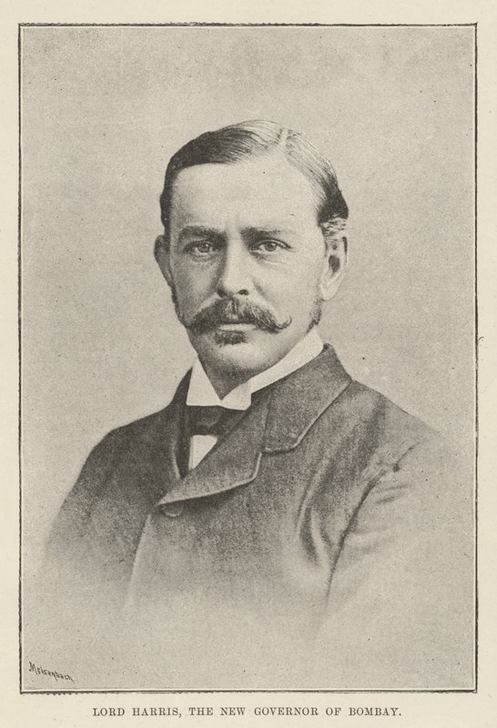 Lord Harris, den nye guvernøren i Bombay av English Photographer