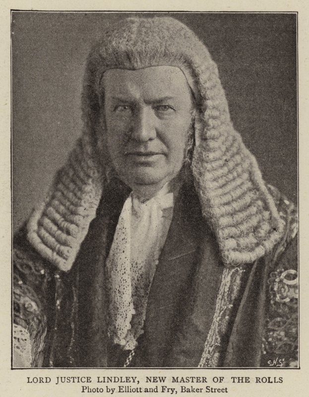 Lord Justice Lindley, New Master of the Rolls av English Photographer