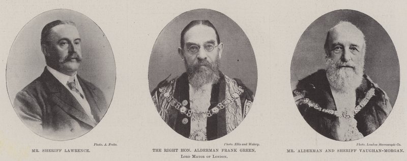 Lord Mayor og Sheriffs av English Photographer