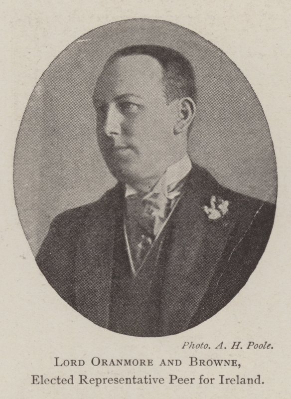 Lord Oranmore og Browne, valgt representant Peer for Irland av English Photographer