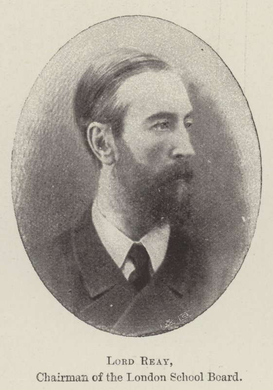 Lord Reay, styreleder for London School Board av English Photographer