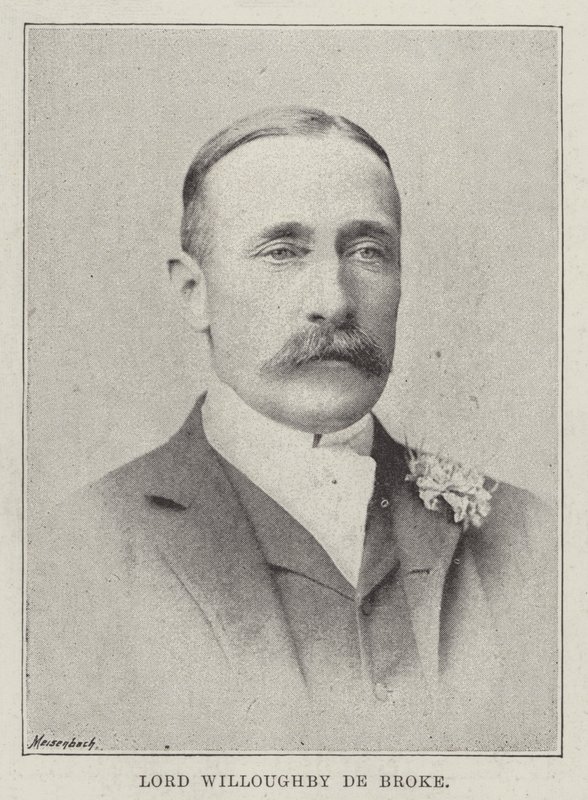 Lord Willoughby de Broke av English Photographer