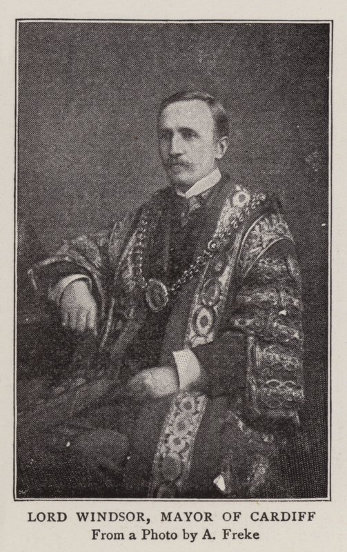 Lord Windsor, borgermester i Cardiff av English Photographer