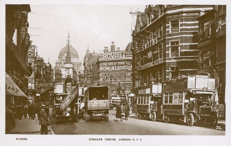 Ludgate Circus, London av English Photographer