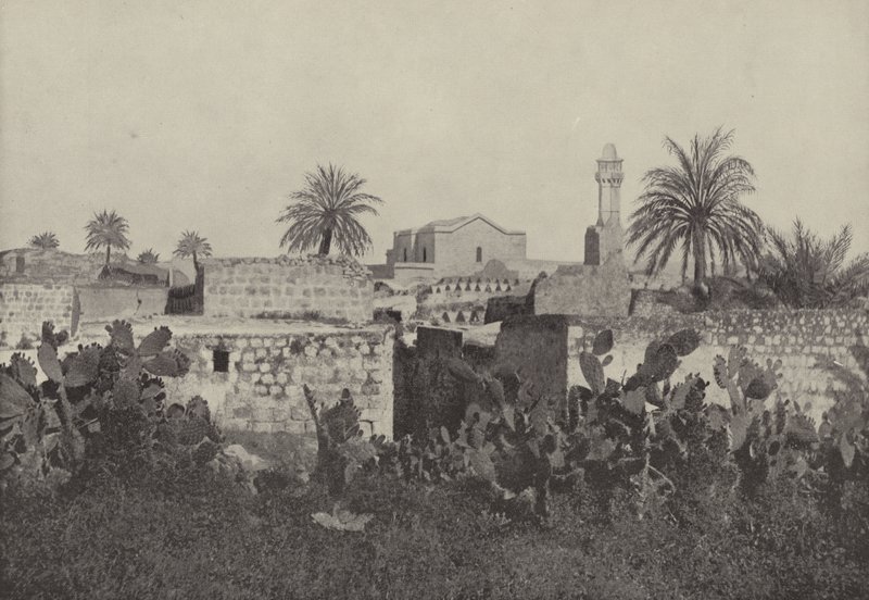 Lydda, den gamle herre i Det gamle testamente, hvor apostelen Paulus gjenopprettet den syke Aeneas av English Photographer