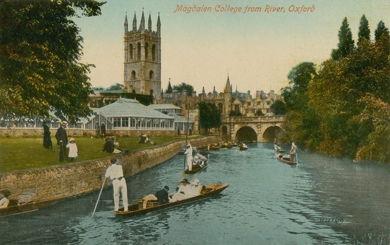 Magdalen College, Oxford, fra elven av English Photographer