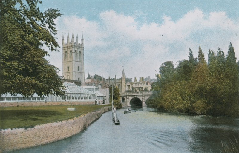 Magdalen, fra Cherwell av English Photographer
