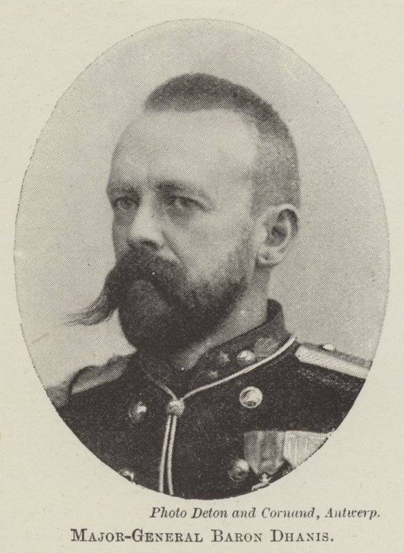 Generalmajor Baron Dhanis av English Photographer