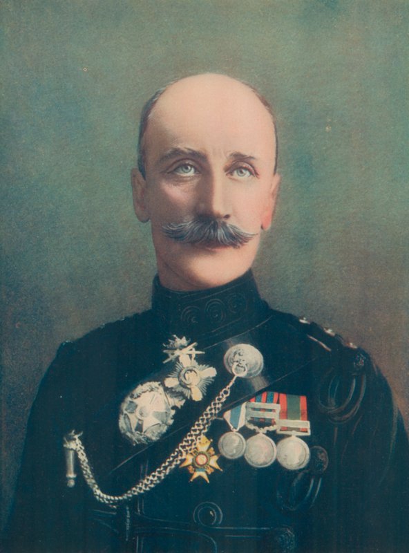 Generalmajor F. Howard. Kommander åttende brigade, sørafrikansk feltstyrke av English Photographer