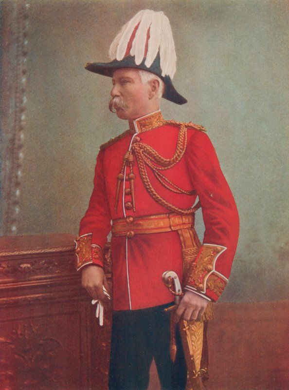 Generalmajor GH Marshall, kommanderende Royal Artillery, South African Field Force av English Photographer