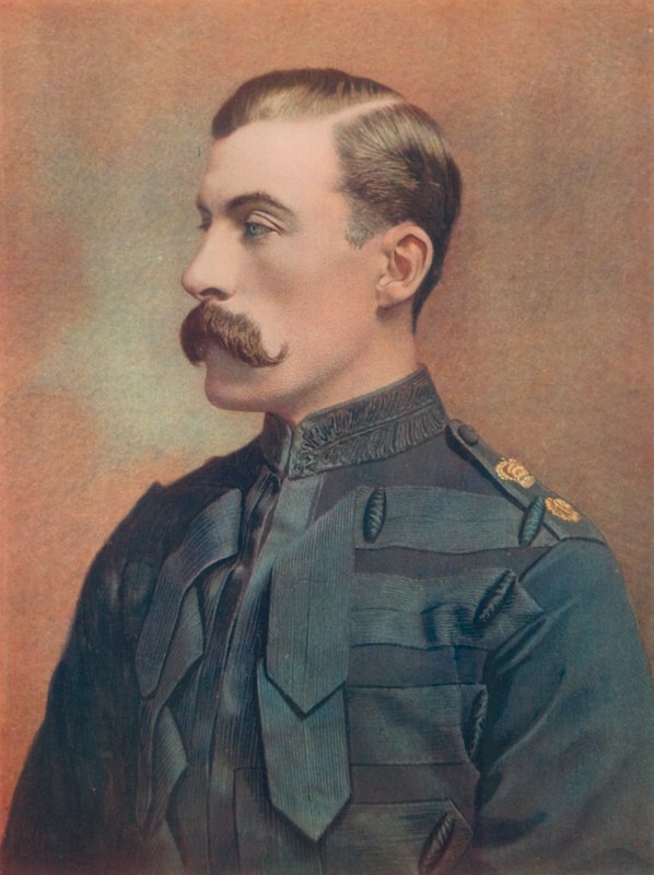 Generalmajor J. F. Brocklehurst. Kommander av den andre kavaleribrigaden, Natal Field Force av English Photographer