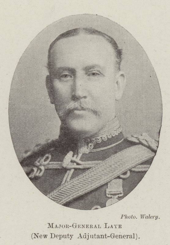 Generalmajor Laye, ny visegeneraladjutant av English Photographer