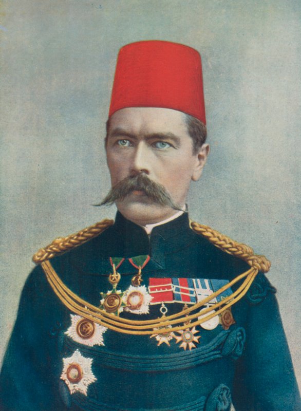 Generalmajor Lord Kitchener fra Khartoum. Stabssjef, South African Field Force av English Photographer