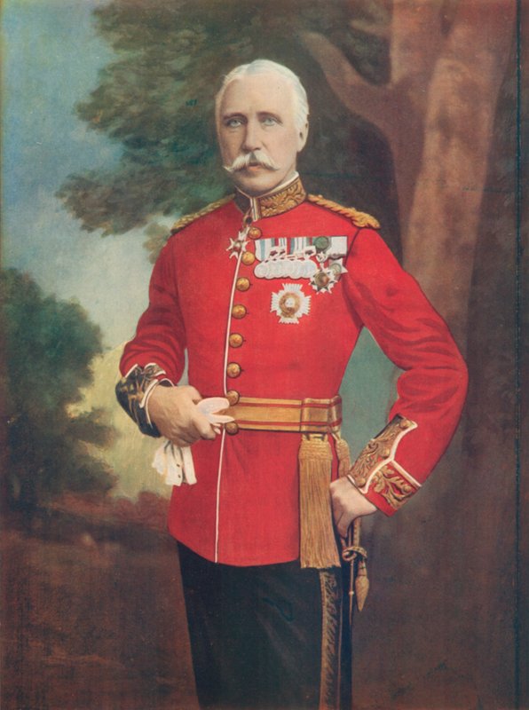 Generalmajor Sir Bindon Blood, kommanderende Meerut-distriktet, Bengal av English Photographer