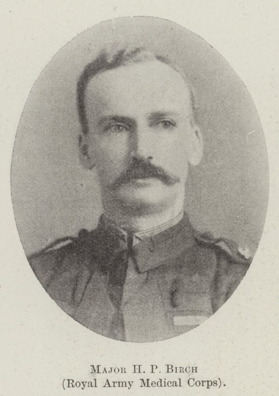 Major HP Birch, Royal Army Medical Corps av English Photographer