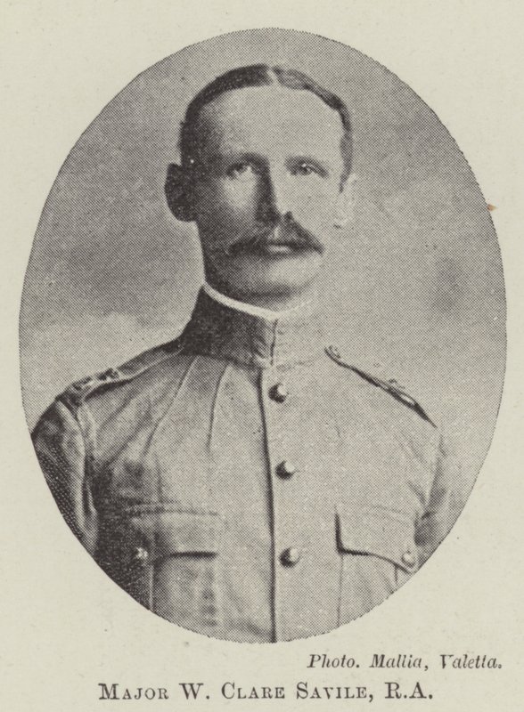 Major W Clare Savile, RA av English Photographer