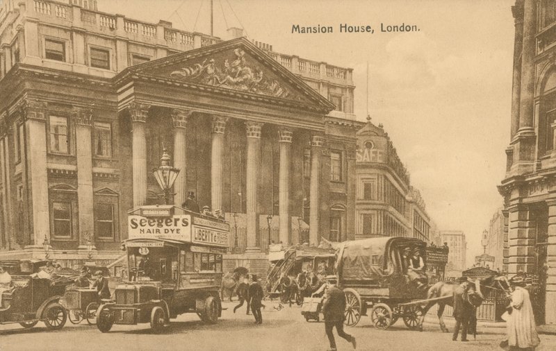 Mansion House, London av English Photographer