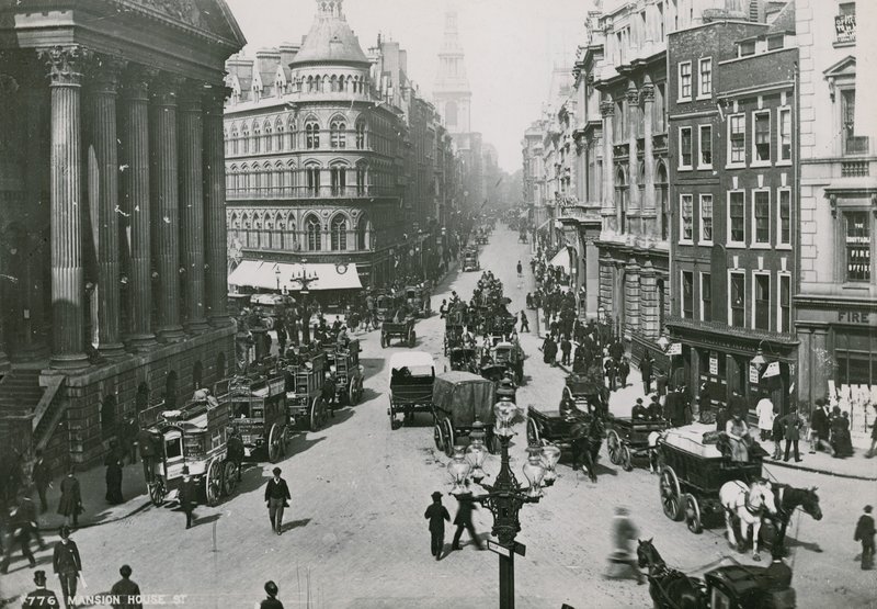Mansion House, London av English Photographer