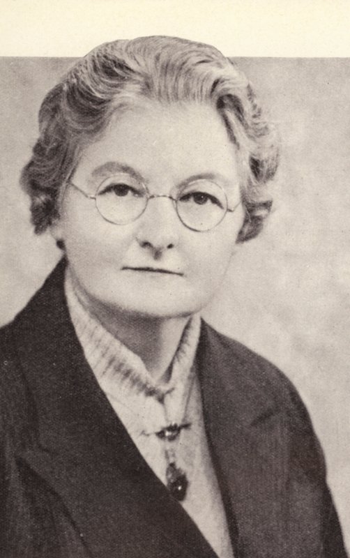 Margaret Bondfield, Labour-parlamentsmedlem og den første kvinnelige statsråden i den britiske regjeringen (s/hv-bilde) av English Photographer
