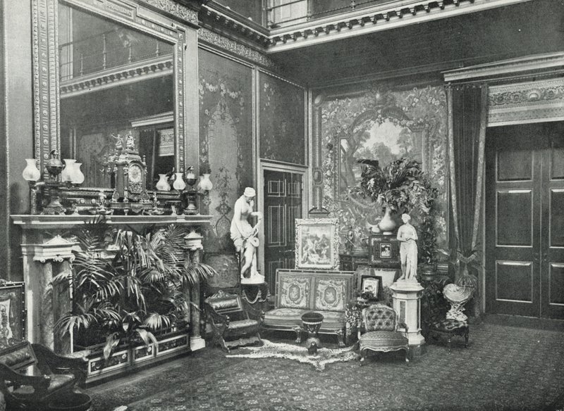Marlborough House, inngangshallen (s/hvitt bilde) av English Photographer