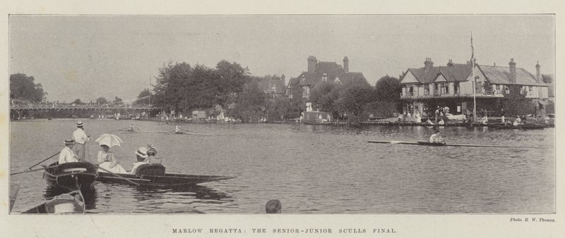 Marlow Regatta, Senior-Junior Sculls-finalen av English Photographer