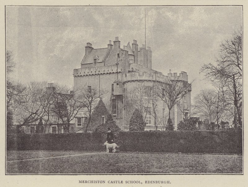 Merchiston Castle School, Edinburgh (gravering) av English Photographer