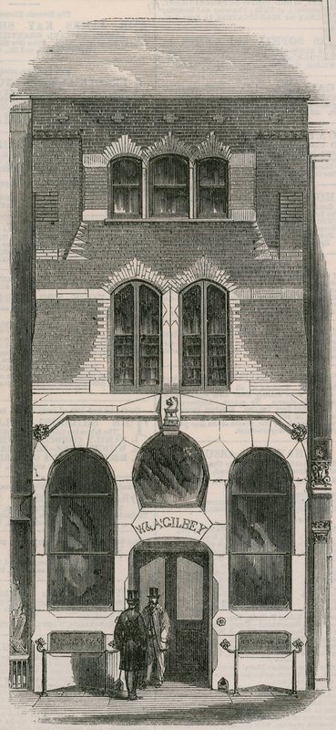 Mrs Gilbeys Wine Office, Oxford Street av English Photographer