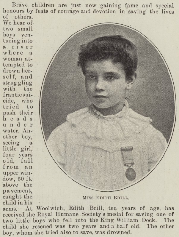Frøken Edith Brill av English Photographer