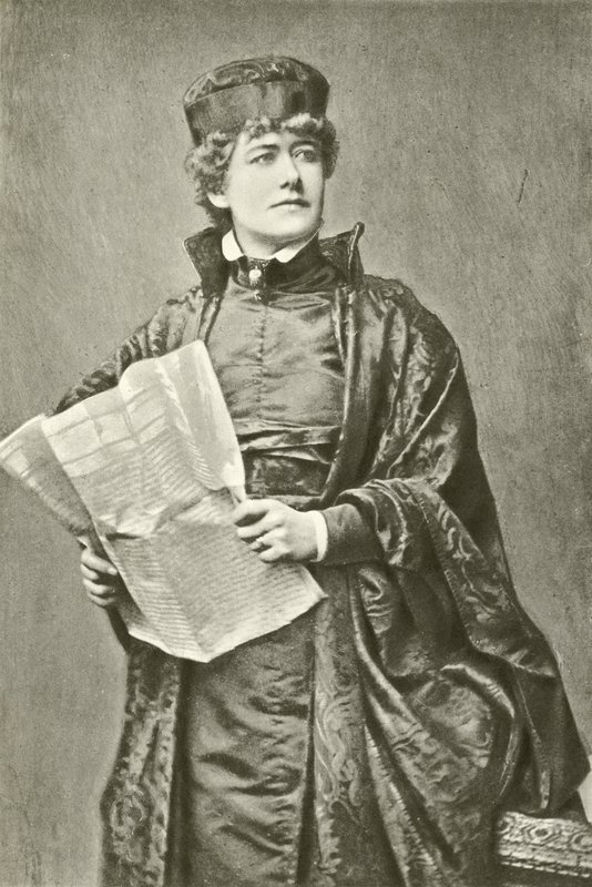 Frøken Ellen Terry som Portia (gravyr) av English Photographer