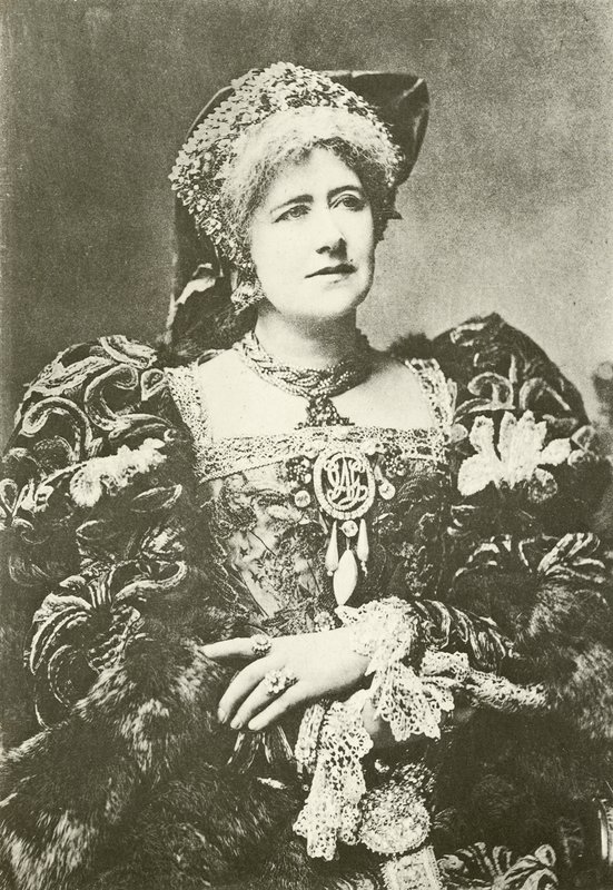 Frøken Ellen Terry som dronning Katherine (gravyr) av English Photographer