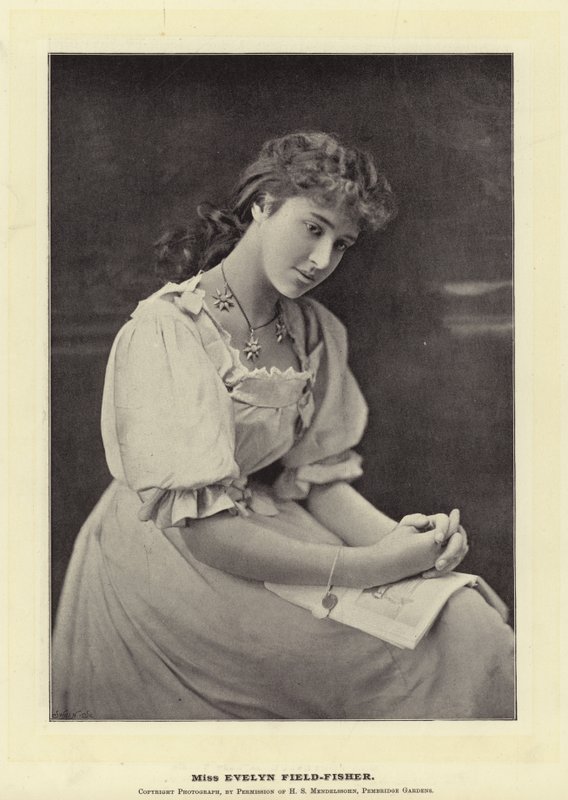 Frøken Evelyn Field-Fisher av English Photographer