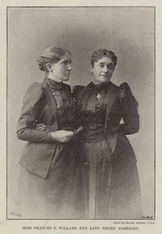 Frøken Frances E Willard og Lady Henry Somerset av English Photographer