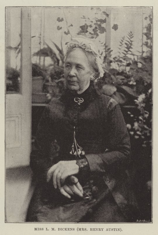 Frøken LM Dickens (fru Henry Austin) av English Photographer