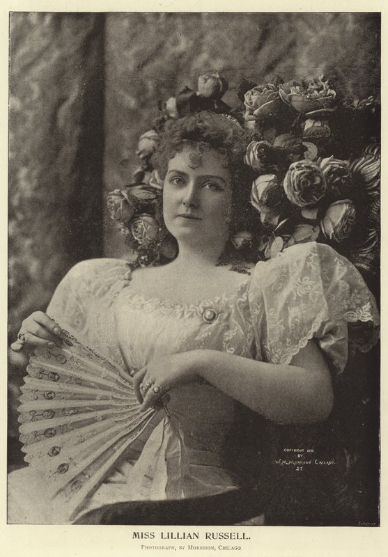 Frøken Lillian Russell av English Photographer