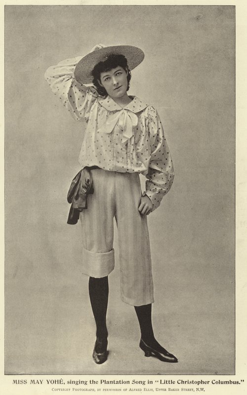 Miss May Yohe, synger Plantation Song i Little Christopher Columbus av English Photographer
