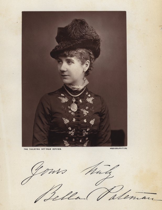Miss Pateman (s/hvitt bilde) av English Photographer